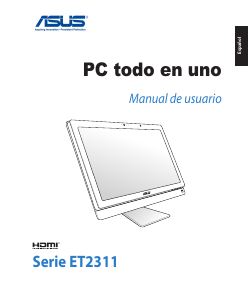 Manual de uso Asus ET2311INTH Computadora de escritorio