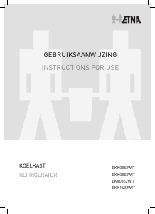 Handleiding ETNA EKK0853WIT Koelkast