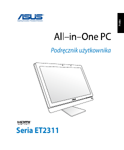 Instrukcja Asus ET2311IUKH Komputer stacjonarny