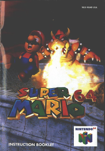 Manual Nintendo N64 Super Mario 64