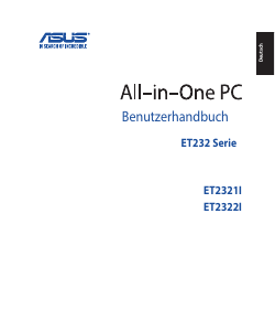 Bedienungsanleitung Asus ET2321INTH Desktop