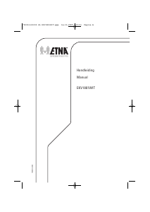 Manual ETNA EKV1801WIT Refrigerator