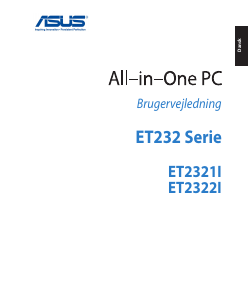 Brugsanvisning Asus ET2321IUKH Stationær computer