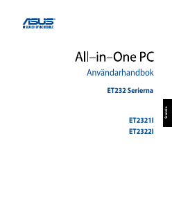 Bruksanvisning Asus ET2322INKH Stationär dator