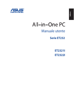 Manuale Asus ET2322IUKH Desktop