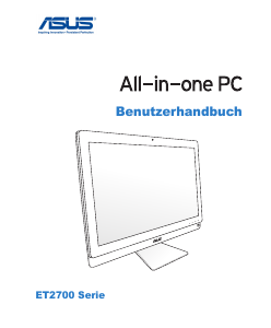 Bedienungsanleitung Asus ET2701INKI Desktop