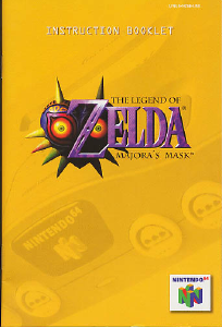 Manual Nintendo N64 The Legend of Zelda - Majoras Mask