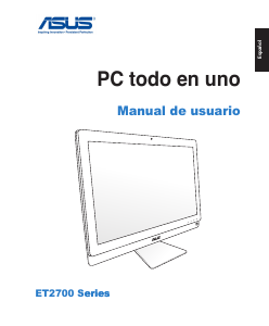 Manual de uso Asus ET2701INKI Computadora de escritorio