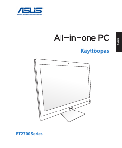 Käyttöohje Asus ET2701INTI Pöytätietokone