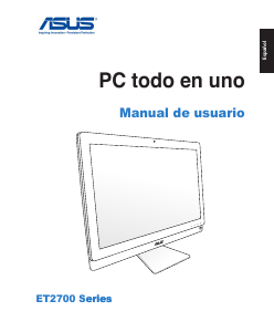 Manual de uso Asus ET2701INTI Computadora de escritorio