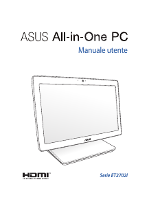 Manuale Asus ET2702IGKH Desktop