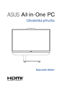 Manuál Asus M5401 Zen AiO 24 Stolní počítač