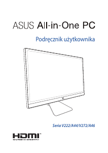 Instrukcja Asus V222GA Vivo AiO Komputer stacjonarny