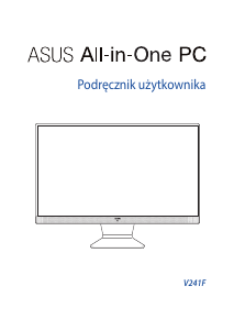 Instrukcja Asus V241FA Vivo AiO Komputer stacjonarny