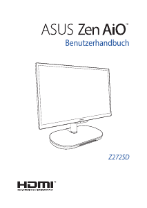Bedienungsanleitung Asus Z272 Zen AiO 27 Desktop