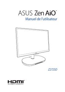 Manuale Asus Z272 Zen AiO 27 Desktop