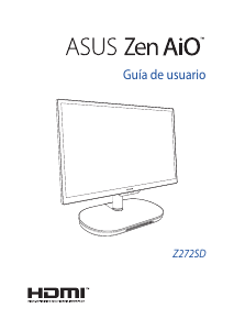 Manual de uso Asus Z272 Zen AiO 27 Computadora de escritorio