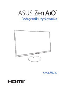 Instrukcja Asus ZN242 Zen AiO 24 Komputer stacjonarny