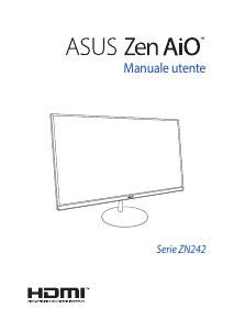 Manuale Asus ZN242 Zen AiO 24 Desktop