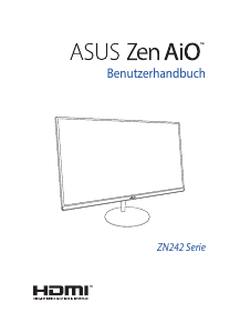 Bedienungsanleitung Asus ZN242 Zen AiO 24 Desktop