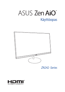 Käyttöohje Asus ZN242 Zen AiO 24 Pöytätietokone