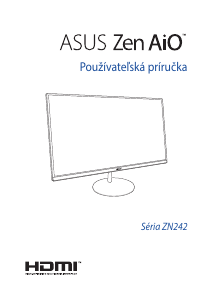 Návod Asus ZN242 Zen AiO 24 Stolový počítač