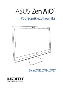 Instrukcja Asus ZN270 Zen AiO 27 Komputer stacjonarny