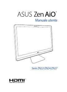 Manuale Asus ZN270 Zen AiO 27 Desktop