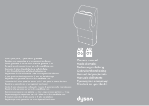 Руководство Dyson AB06 Airblade Сушилка для рук