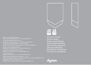 Εγχειρίδιο Dyson AB08 Airblade Στεγνωτήρας χεριών