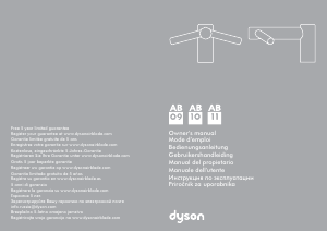 Руководство Dyson AB09 Airblade Tap Сушилка для рук