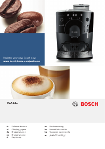 Brugsanvisning Bosch TCA5309 Espressomaskine