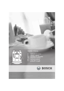 Bruksanvisning Bosch TCA6801CH Espressomaskin