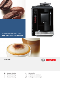 Käyttöohje Bosch TES50129RW Espressokeitin