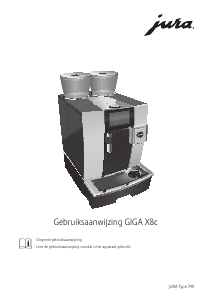 Handleiding Jura GIGA X8c Professional Koffiezetapparaat