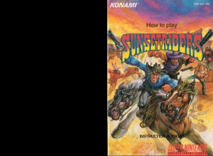 Handleiding Nintendo SNES Sunset Riders