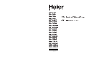 Manual Haier HRF-368AE Refrigerator
