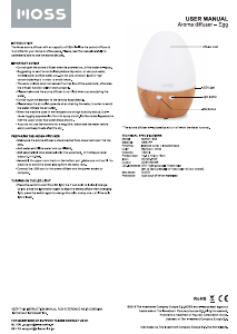 Handleiding Moss Egg Aromaverstuiver