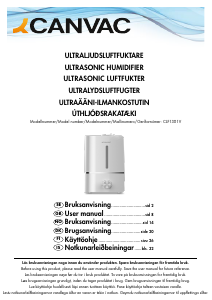 Manual Canvac CLF1301V Humidifier