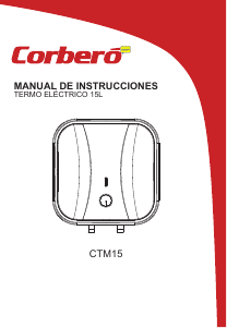 Manual de uso Corberó CTM15 Calentador de agua