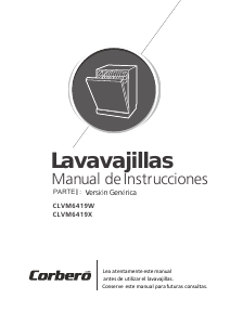 Manual de uso Corberó CLVM 6419 X Lavavajillas