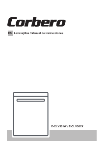 Manual de uso Corberó E-CLV301W Lavavajillas