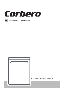 Manual Corberó E-CLV6600W Dishwasher