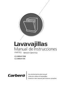 Manual de uso Corberó CLVM 6419 W Lavavajillas