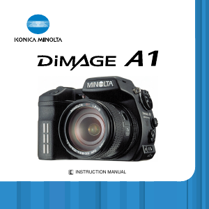 Manual Konica-Minolta DiMAGE A1 Digital Camera
