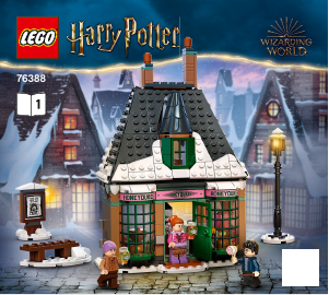 Vadovas Lego set 76388 Harry Potter Vizitas Kiauliasodžio kaime