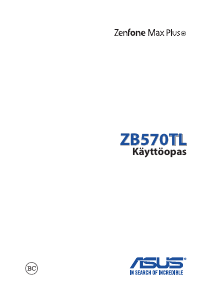 Käyttöohje Asus ZB570TL ZenFone Max Plus Matkapuhelin