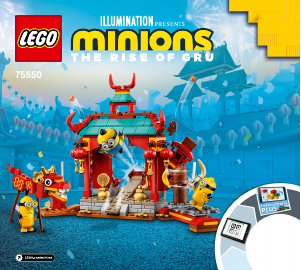 Vadovas Lego set 75550 Minions Pakalikų kung fu kova