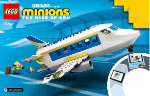 Bedienungsanleitung Lego set 75547 Minions Minions Flugzeug