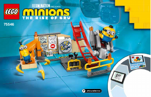 Bedienungsanleitung Lego set 75546 Minions Minions in Grus Labor